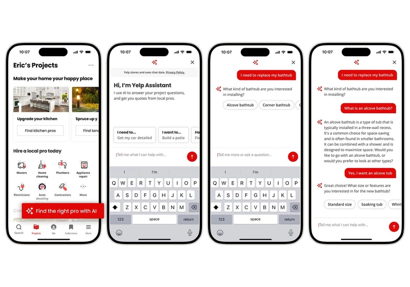 Yelp Has a New AI Bot for Home Repairs, and It'll Quiz You on Your Needs     - CNET