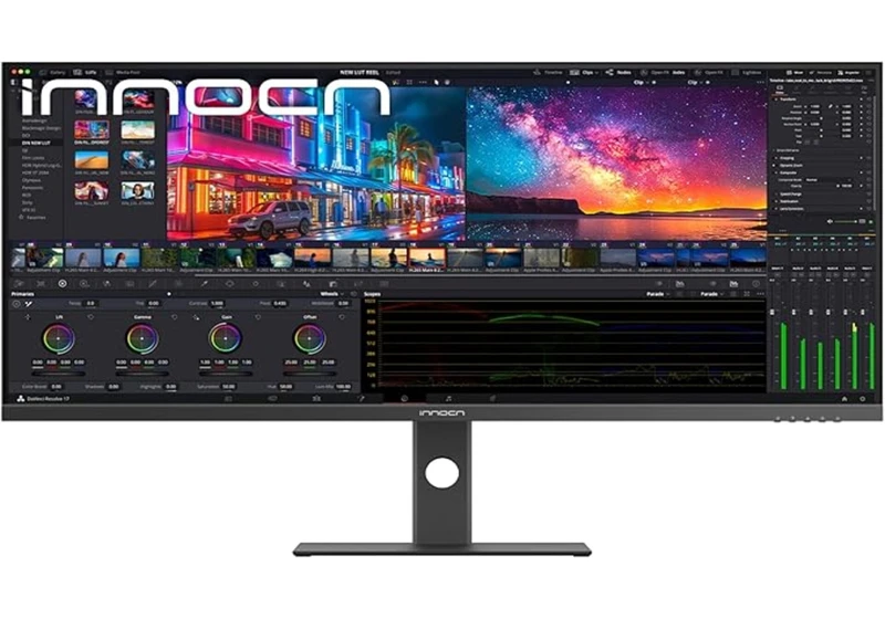  InnoCN takes aim at Apple with an affordable 40-inch 5K ultrawide monitor with factory calibration and a docking station 