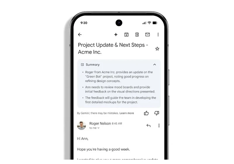 The Gmail app can automatically summarize those long email threads