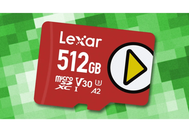 Lexar’s 512GB microSD card is now $27, the lowest it’s ever been