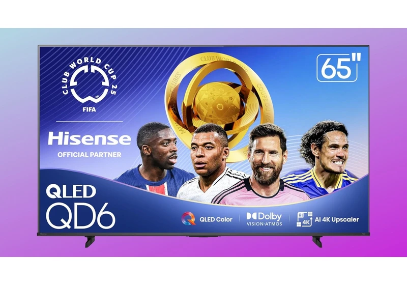 This Hisense 65-inch QD6 QLED TV is an absolute bargain