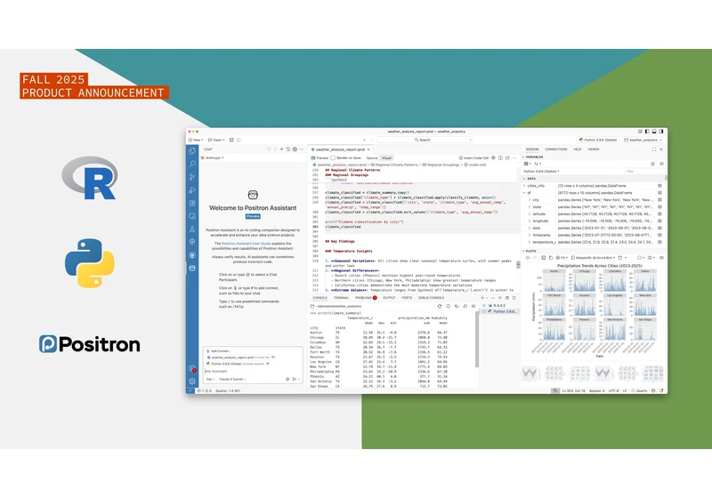 Positron, a New Data Science IDE