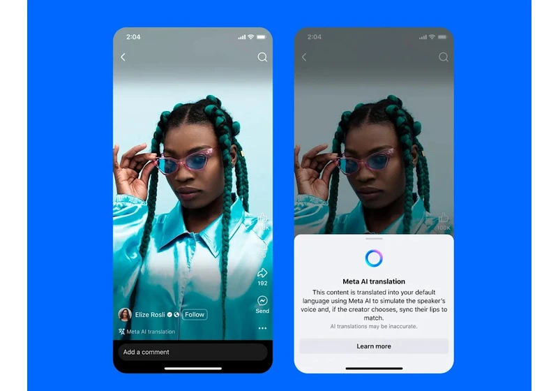 Meta's AI voice translation feature rolls out globally