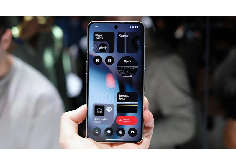 Nothing Phone 3 hands-on: A tiny, playful dot-matrix screen in the company's most expensive phone yet