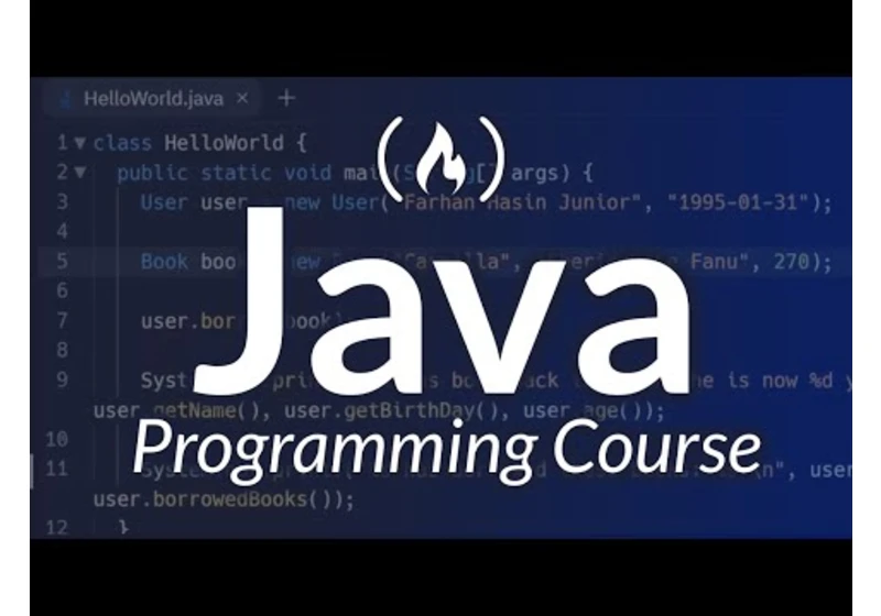 Java Programming for Beginners – Full Course