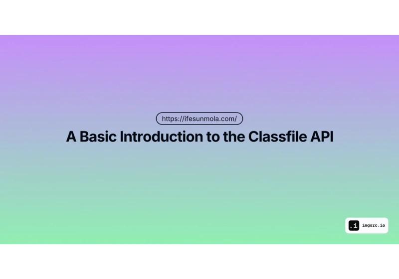 A basic introduction to the classfile API in Java