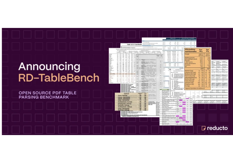 Rd-TableBench – Accurately evaluating table extraction