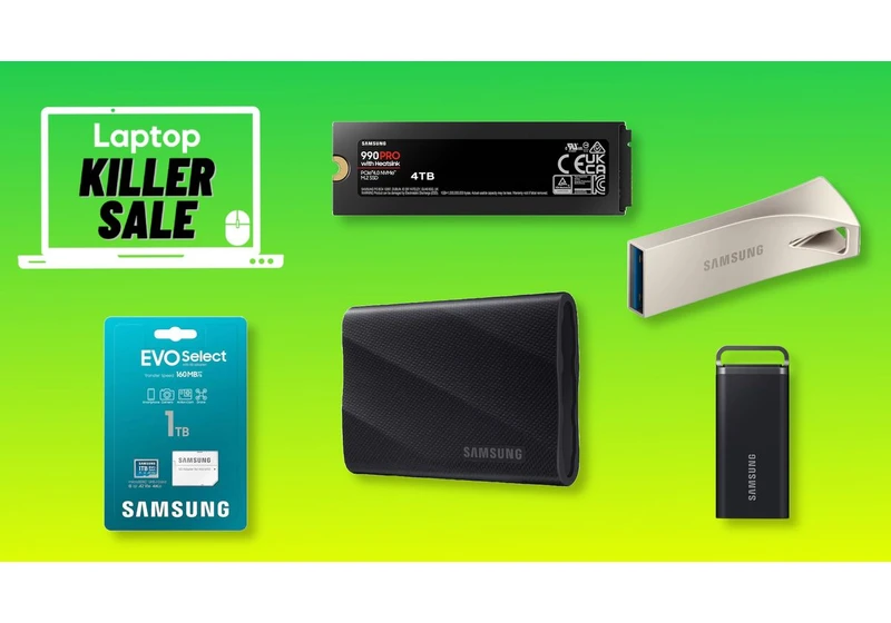 Laptop running out of storage? Run to these massive Samsung storage discounts