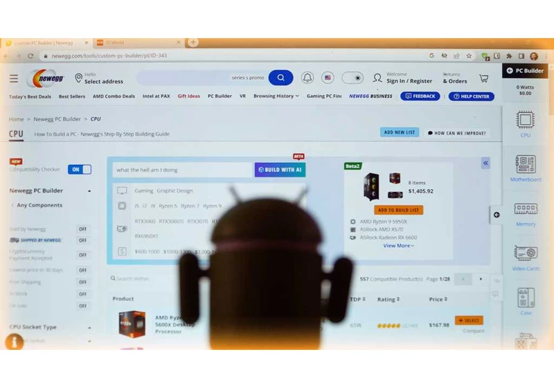 Newegg’s ChatGPT-based PC builder is kind of a dumb shill
