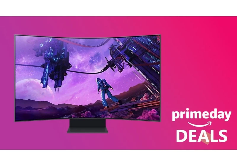 Samsung's wacky 55-inch 4K gaming monitor is $1,500 OFF on Amazon