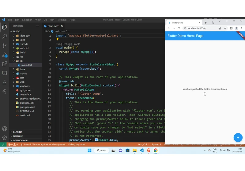How To Get Started with Your First Flutter App.