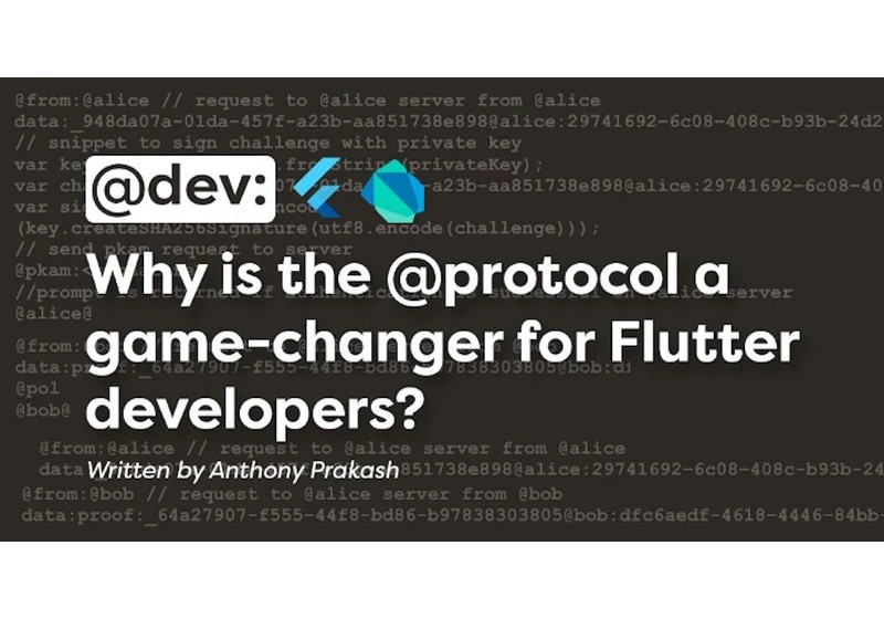 Why is the @protocol a game-changer for Flutter developers?