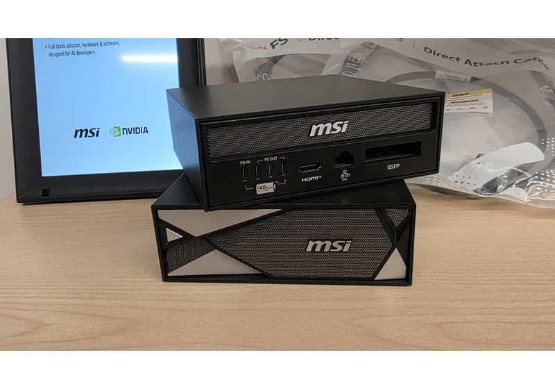  MSI unveils EdgeXpert MS-C931 desktop AI supercomputer powered by Nvidia DGX Spark 