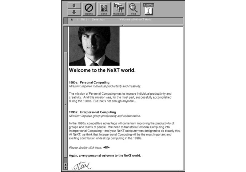 From: Steve Jobs. "Great idea, thank you."
