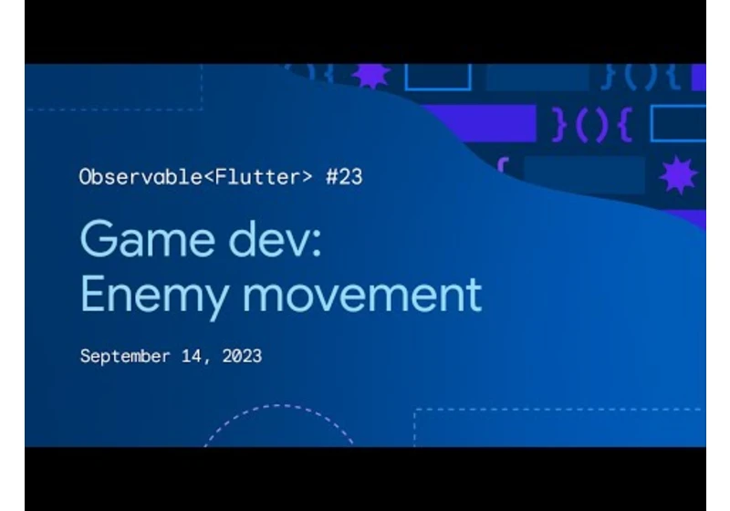 Observable Flutter: Enemy movement