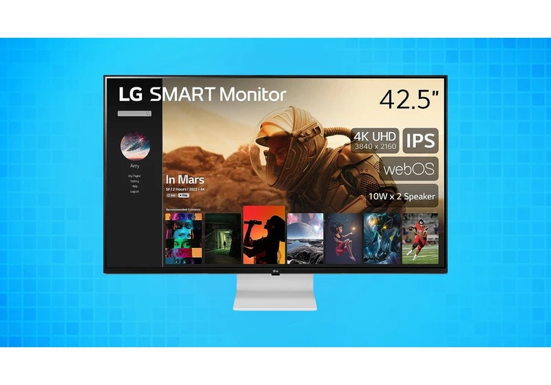 LG 43-Inch 4K Smart Monitor Down to $399 at Amazon