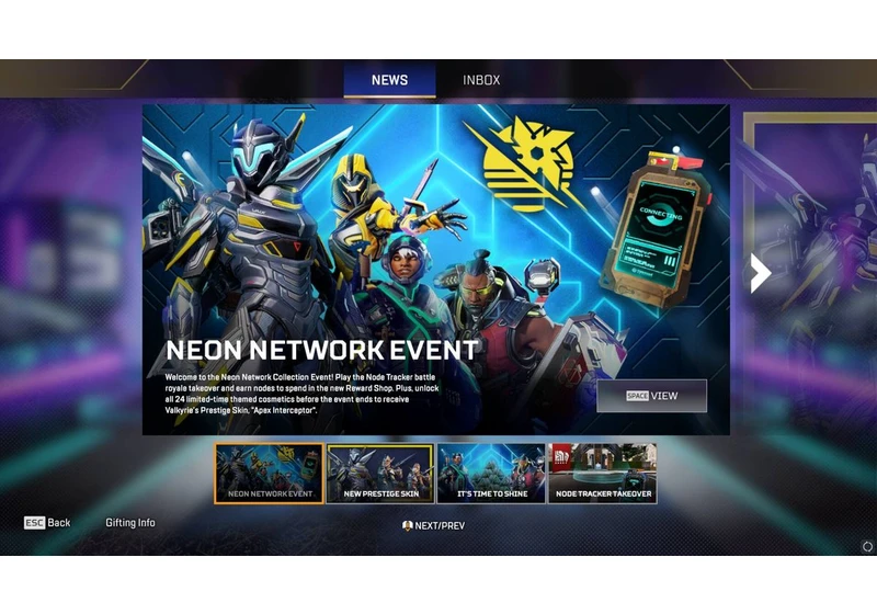 Apex Legends Neon Network Collection Event is now live - here's what it's all about