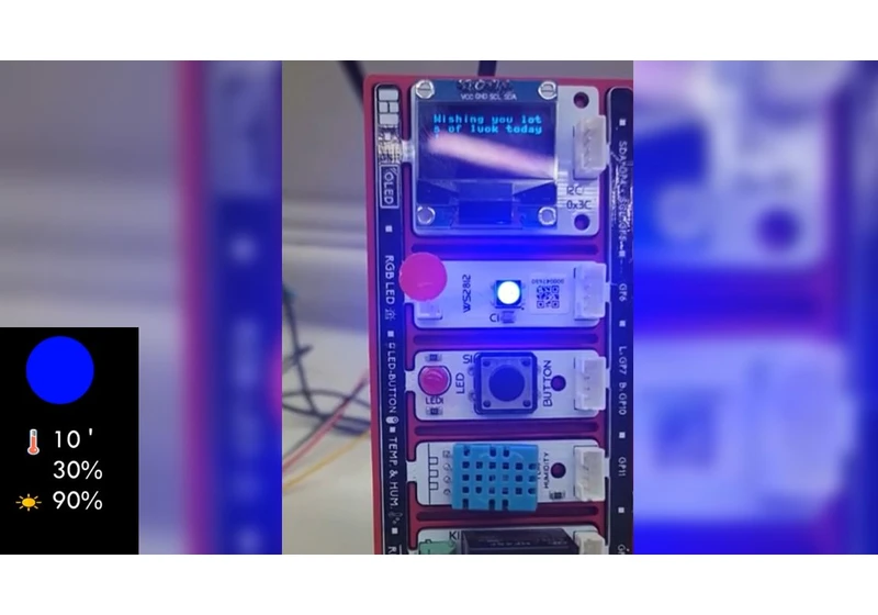 Raspberry Pi Pico Lamp Sets The Mood Using ChatGPT