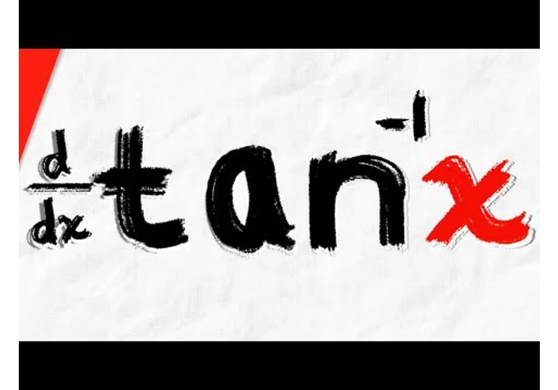 Derivative of arctanx | Calculus 1 Exercises