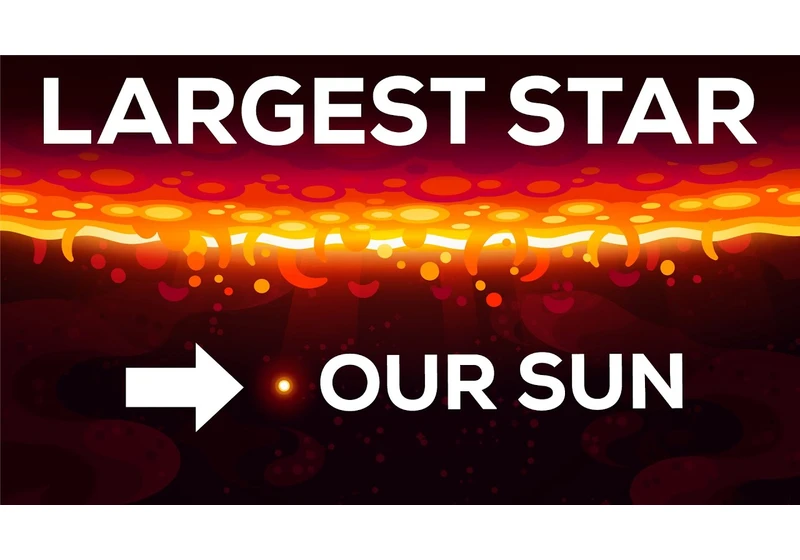 The Largest Star in the Universe – Size Comparison