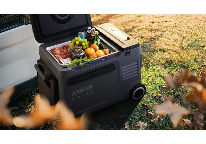 CES 2025: Anker Solix's New Electric Cooler, Solar Umbrella and Portable Chargers Keep the Fun Going Outdoors