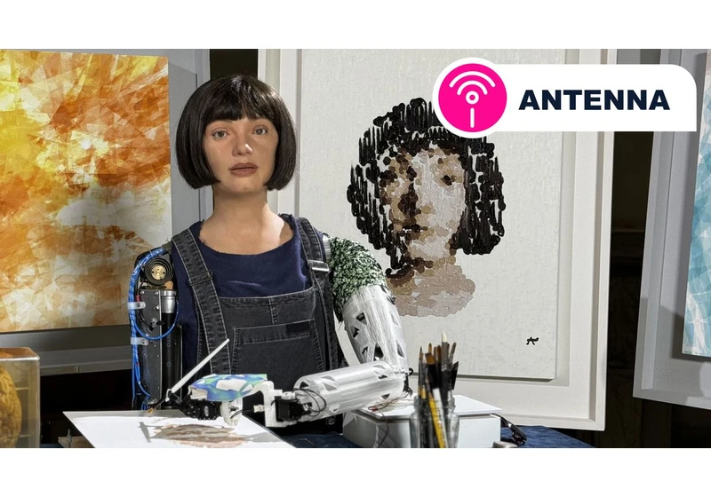 Why you're wrong about AI art, according to the Ai-Da robot that just made a $1 million painting