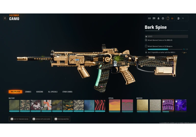 How to pin and track Camo and Calling Card challenges in Call of Duty: Black Ops 6