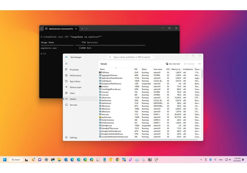 How to determine an app Process ID on Windows 11