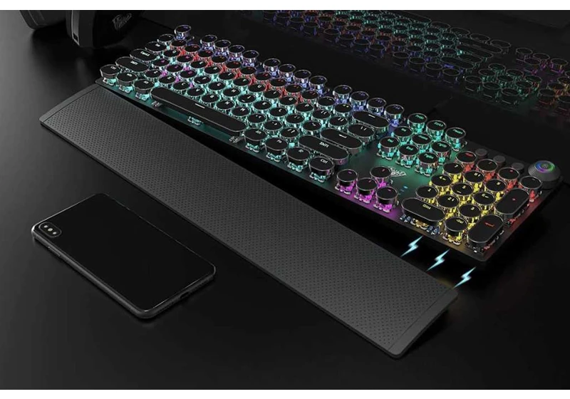 Save 36% on this gorgeous, typewriter-like mechanical gaming keyboard
