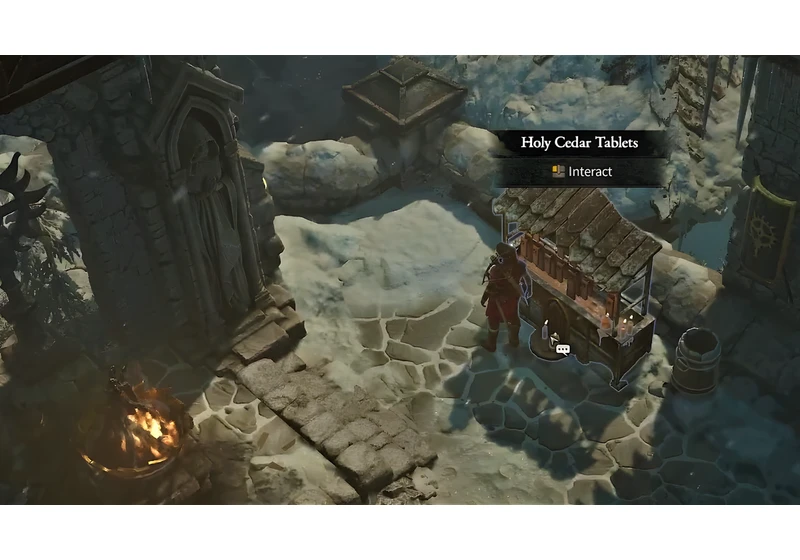 What should I inscribe onto the Holy Cedar Tablets in Diablo 4?