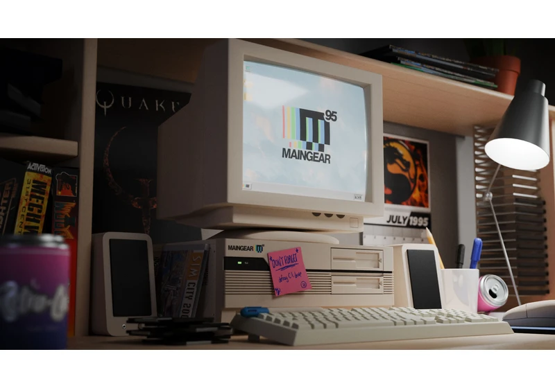  Luxury PC company Maingear launches '90's style Retro95 beige PC — company known for flashy rigs with custom cooling and automotive paint brings old-school aesthetics to modern hardware 
