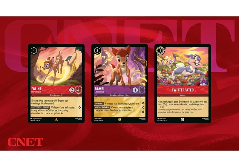 I Got an Exclusive Look at Disney Lorcana’s Newest Bambi Cards and They’re So Stinking Cute