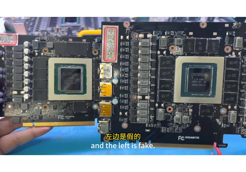 Customer sends four RTX 4090s to a repair technician, finds out three are fake — new counterfeiting technique uses modded 30-series chips
