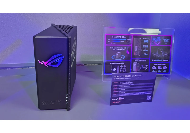Asus launches new ROG Wi-Fi 7 gaming router that comes with nine 2.5G ports