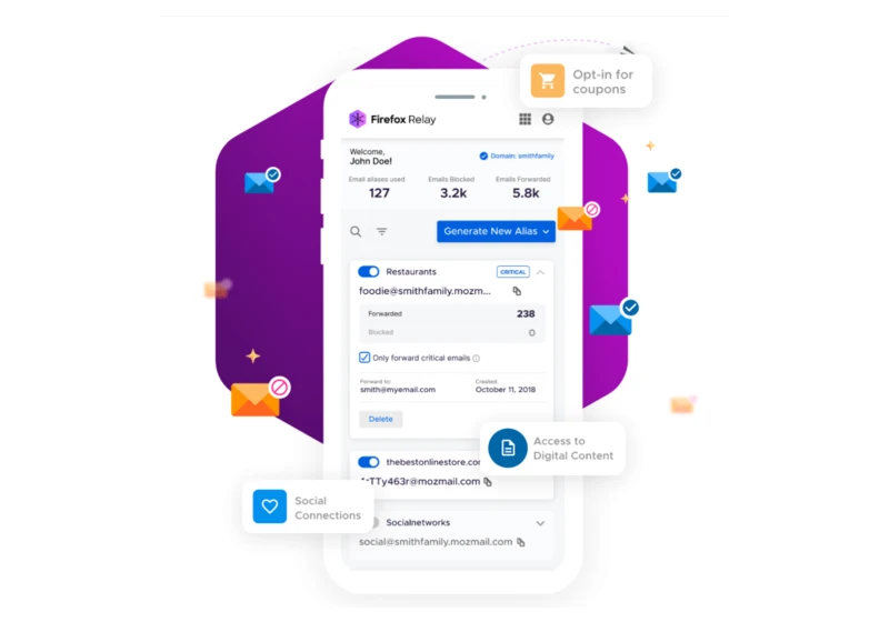 Firefox’s new feature protects against email tracking and spam