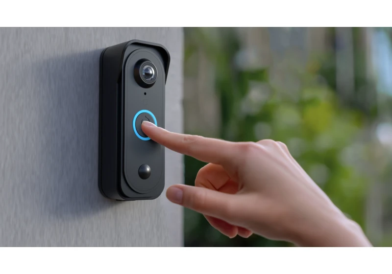 These new video doorbell and security camera use AI to welcome visitors and deter intruders
