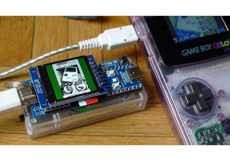 Raspberry Pi Pico Game Boy Printer emulates the original to a T