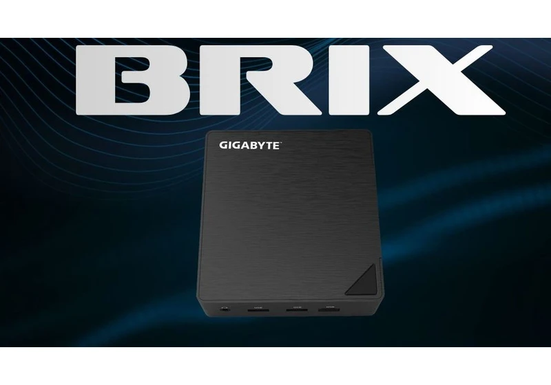 Gigabyte's mini PC is much smaller than the Apple Mac Mini M4 and should offer more storage for a lot less
