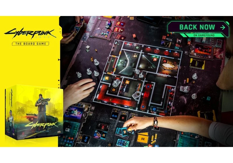The official Cyberpunk 2077 board game hit over 1,000% of its crowdfunding goal in just four hours, and it's not slowing down
