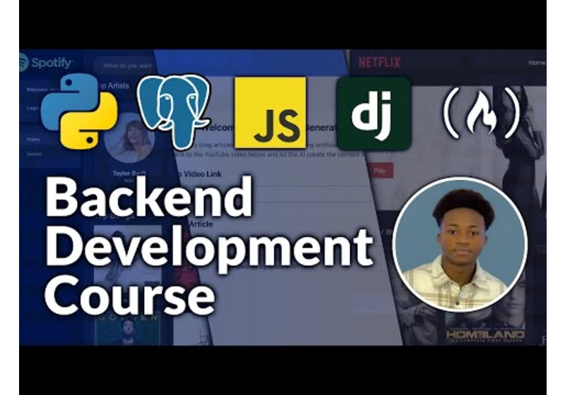 Backend Development Course - Build 3 Projects