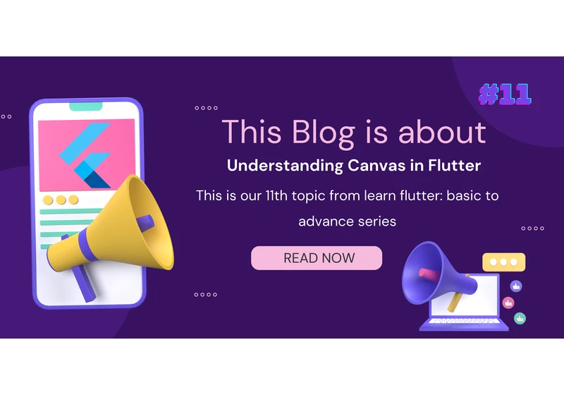 Topic: 11 Understanding Canvas in Flutter