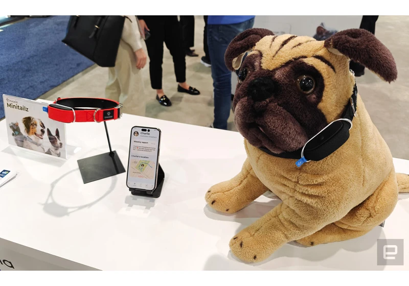 This smart collar from Invoxia can also detect your pet's abnormal heart rhythms