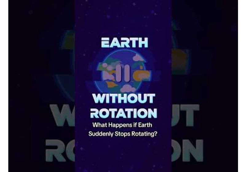 What Happens if Earth Suddenly Stops Rotating? #kurzgesagt #shorts
