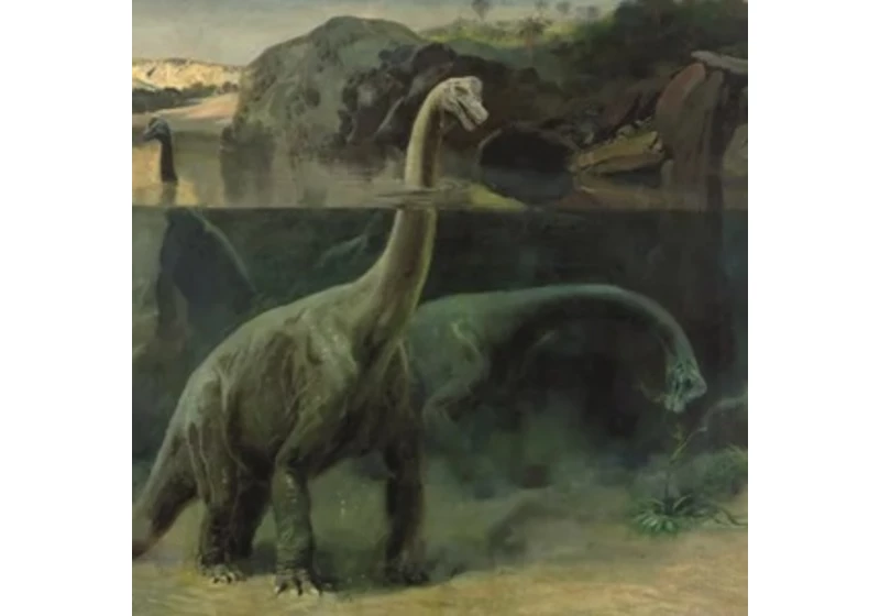 Burianův ponořený Brachiosaurus