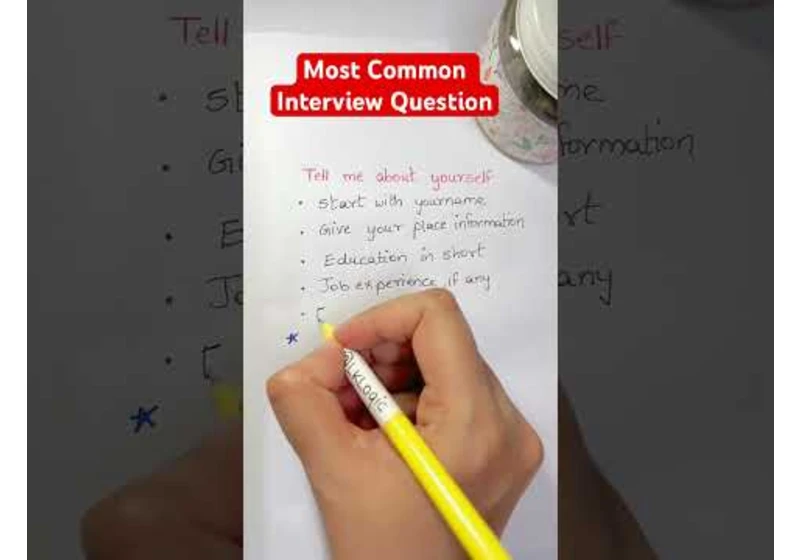 Most Common Interview Question