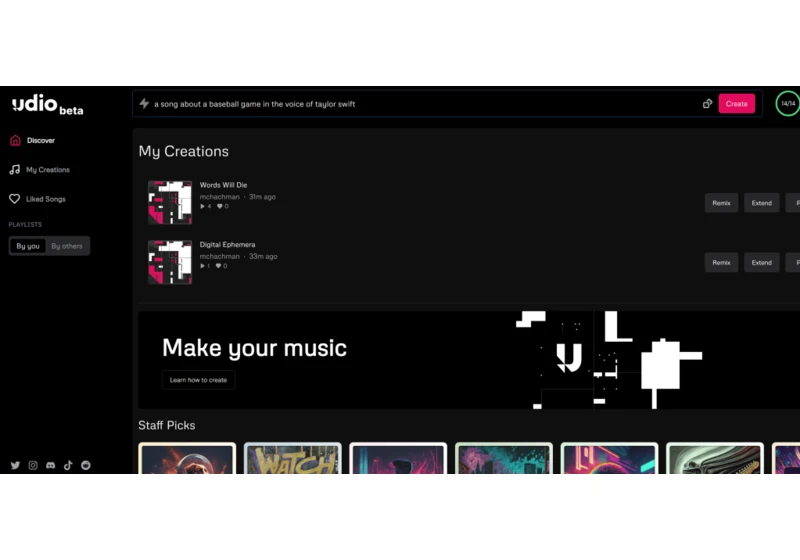 Udio’s AI music is my new obsession