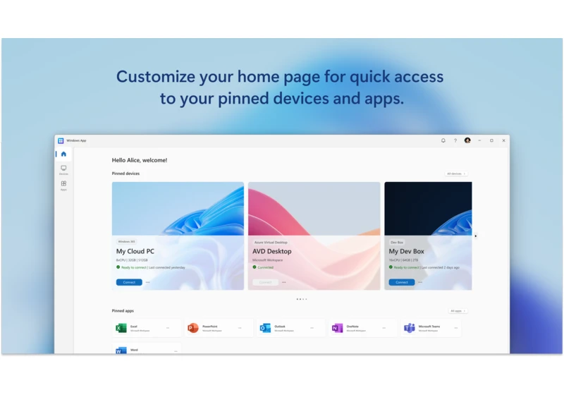  New Windows App Lets You Access Cloud PCs From Anywhere 