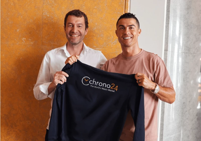 Star Funding: Cristiano Ronaldo invests in the Germany-based luxury watch marketplace Chrono24