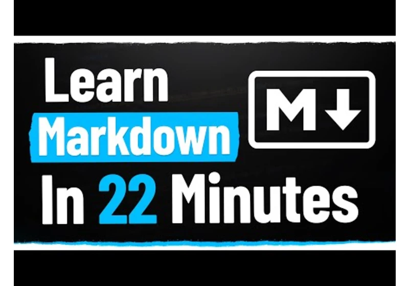 The Only Markdown Crash Course You Will Ever Need
