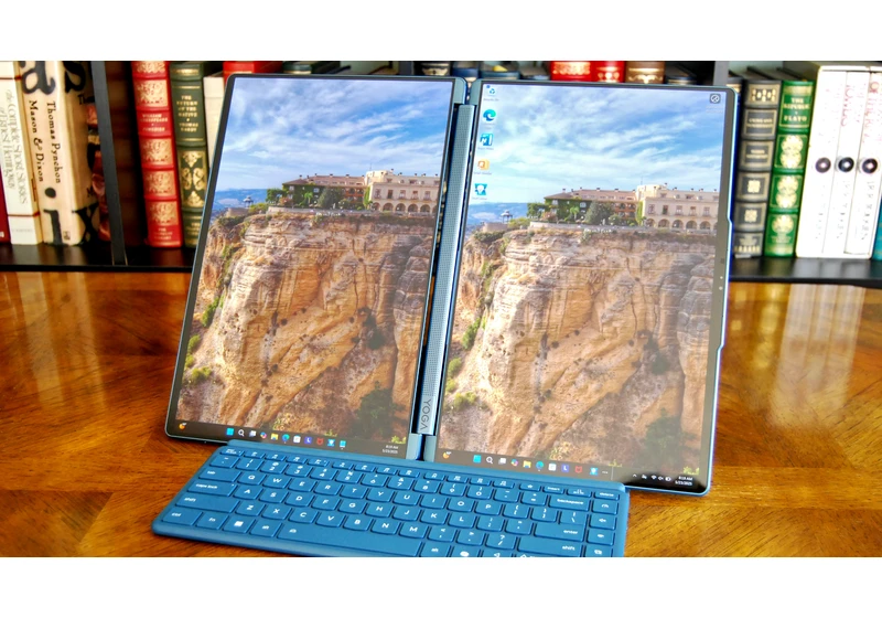  I got my hands on Lenovo's new dual-screen OLED laptop — I can already see how the redesign makes it better than ever 